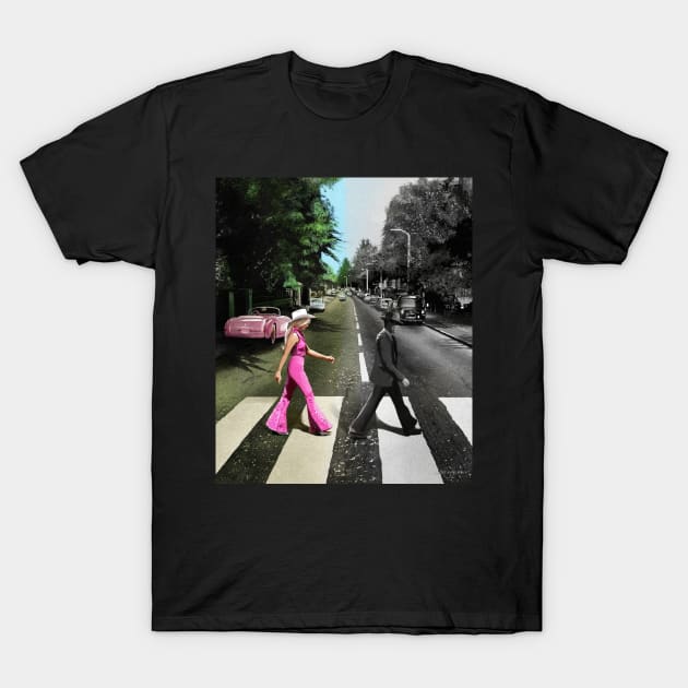 Barbenheimer Road T-Shirt by JustRalphy